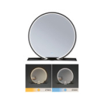 LED veidrodis Miro IP44 160 lm 10,5 W Veidrodis/Matinė juoda