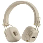 Belaidės ausinės Marshall Major V On-Ear Bluetooth kreminės