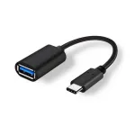 Adapteris i&scaron; Type-C į USB (OTG) juodas