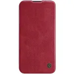 Dėklas Nillkin Qin Pro Leather Apple iPhone 14 Plus raudonas