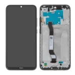 Ekranas skirtas Xiaomi Redmi Note 8 (Note 8 2021) su rėmeliu / Black / HQ