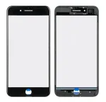 LCD stikliukas Apple iPhone 5S/SE su rėmeliu juodas ORG