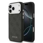 Dėklas Guess 4G MagSafe Apple iPhone 17 Pro Max juodas