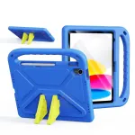 Dėklas Dux Ducis Puff Apple iPad 10.9 2022/iPad 11 2025 mėlynas