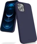 Dėklas Mercury Silicone Case Apple iPhone 13 tamsiai mėlynas