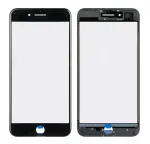 LCD stikliukas Apple iPhone 7 Plus su rėmeliu ir OCA juodas V2 ORG