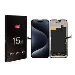 Ekranas Apple iPhone 15 Pro Max su lietimui jautriu stikliuku JH INCELL FHD 120Hz (removable IC)