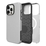 Dėklas Perfectionists Triangle Mag Case Apple iPhone 14 Pro sidabrinis
