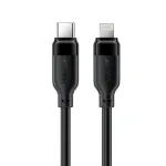 USB kabelis Acefast C16-01 USB-C to Lightning 1.2m juodas