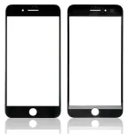 LCD stikliukas Apple iPhone 8 Plus su rėmeliu ir OCA juodas V2 ORG