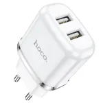 Įkroviklis Hoco N4 12W 2xUSB-A baltas