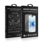 LCD apsauginis stikliukas Perfectionists 2.5D Super Strong Matte Tempered Glass Apple iPhone 13/13 Pro/14/16e/17e juodas