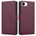 Dėklas Fancy Wallet Samsung A366 A36 5G tamsiai raudonas