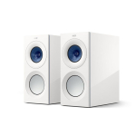 KEF Reference 1 lentyninės kolonėlės (pora) &ndash; High Gloss White/Blue