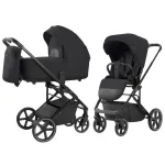 Vežimėlis 2in1 Carrello Alfa CRL-6522 Rock Black
