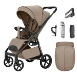 Sportinis vežimėlis Carrello Bravo Carbon CRL-5530 Ketch Beige