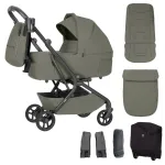 Kelioninis vežimėlis 2in1 Carrello Magia CRL-6655 Malted Green