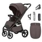 Sportinis vežimėlis Carrello Bravo Carbon CRL-5530 Mineral Brown
