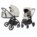 2 in 1 Vežimėlis CARRELLO ULTRA F CRL-6556 Milk Grey