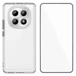 Xiaomi Redmi Note 15 4G dėklas su apsauginiu stiklu, skaidrus