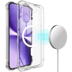 POCO X8 Pro Max dėklas su MagSafe, skaidrus