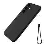 Samsung Galaxy A25 5G dėklas su dirželiu, juodas