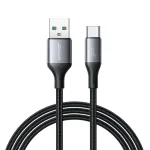 JOYROOM USB‑A &rarr; USB‑C įkrovimo ir duomenų perdavimo kabelis, 2 m, juodas