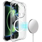 Xiaomi 17 Ultra dėklas su MagSafe, skaidrus