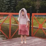 Surfbunny vaiki&scaron;kas vonios pončas - Pink