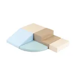 Mink&scaron;ta laipiojimo žaidimų aik&scaron;telė IGLU i&scaron; 5 blokų- Earth Pastel
