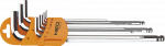 Neotools Neo Rie&scaron;utų rinkinys L 1.5-10mm tipo su rutuliu 9pc (09- 525)