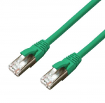 MicroConnect CAT6A S / FTP 0.5m Žalias LSH