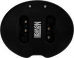 Dviejų kanalų įkroviklis Newell SDC-USB skirtas NP-BX1 baterijoms