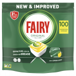 Procter Gamble Fairy Platinum All In One Lemon Indaplovių Tabletės, 100 Tabl.