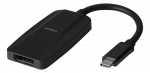 Adapteriai DELTACO USB-C - DP, USB-C ha, DP ho, 7680x4320 30Hz, 1.8m, juodas / USBC-DP8K
