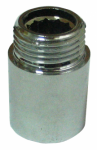 Žalvarinis chromuotas pailginimas VIEGA, d 1/2', , 65 mm