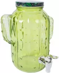 Stiklinis indas KAKTUSAS 3,5L, žalias