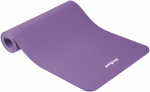 Gimnastikos kilimėlis jogai, pilatesui, fitnesui, 183x61cm, storis 1cm, NBR medžiaga, violetinė, REBEL ACTIVE