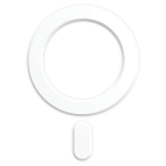 Tech-Protect MagMat MagSafe universal magnetic ring - dėklas telefonui baltos spalvos