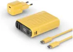 RealPower PB-10000, 10000 mAh, ličio polimerų (LiPo), 22,5 W, geltona