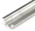 LED juostos profilis DIAGONAL14 F/TY, neanoduotas aliuminis, 2m