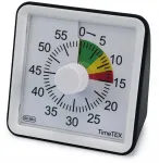 TimeTEX Tylus laikmatis Compact, su &scaron;viesoforo spalvų laiko disku (TT61939)