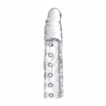 XR Brands Master Series Intimate Extension Sleeve 19 cm Transparent
