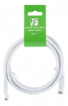 Deltaco U / UTP Cat6 kabelis, CCA, 2m, 250MHz EPZI balta / TP-62V-CCA