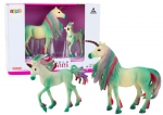 Lean Toys Žalios Vienaragių Figūrėlės (2 vnt.)