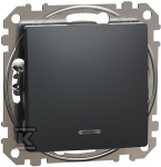 Schneider Electric SCHNEIDERE Schneider Sedna Design SDD114106L laiptų jungtis su ap&scaron;vietimu juodo antracito dizaino ir elementais