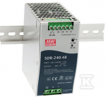 Mean Well MAITINIMO TAIKYMAS DIN bėgeliui 240W 24V 10A