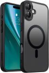 Dėklas &bdquo;Telforceone Eteri Matt Mag&ldquo; Apple iPhone 16 6.1 colio juodas