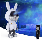 LED galaktikų ir žvaigždžių projektorius Astronautas Bunny