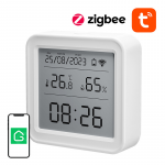 Zigbee Gosund ST17 LCD i&scaron;manusis temperatūros ir drėgmės jutiklis Tuya